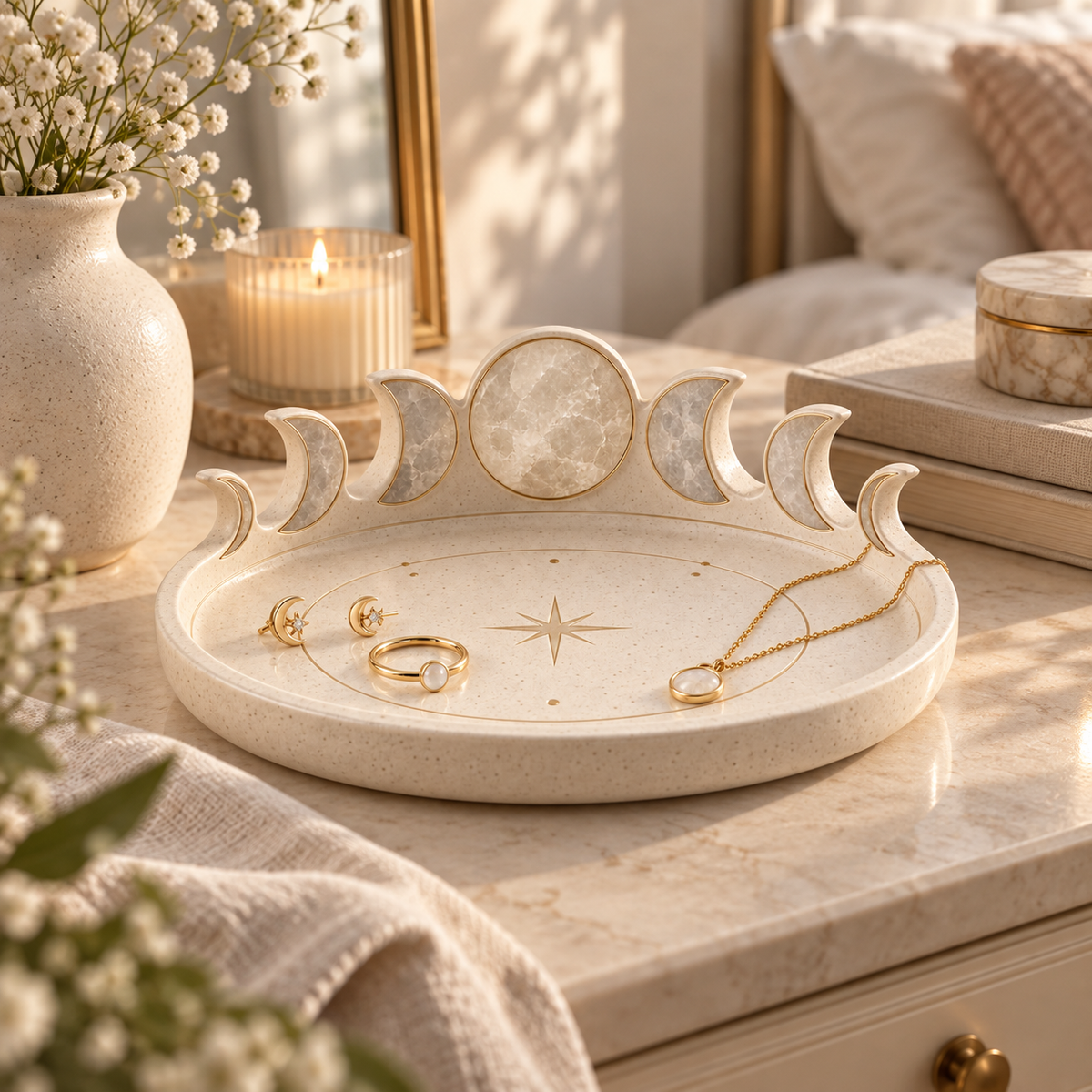 Moon Phase Jewelry Tray