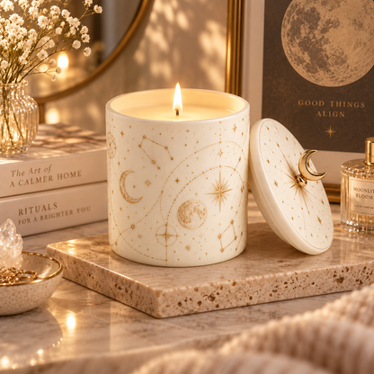 Celestial Star Map Scented Candle